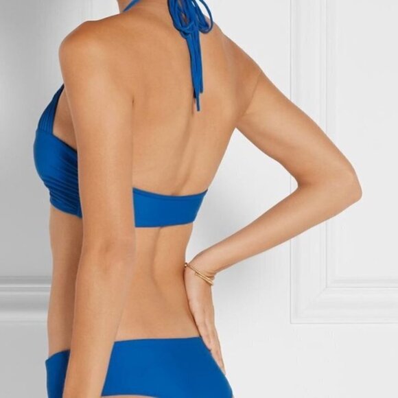 💕MIKOH💕 Macrame Bikini ~ Waimea Woven Halter Top XL & Cayman Bottoms M NWT - Picture 3 of 16